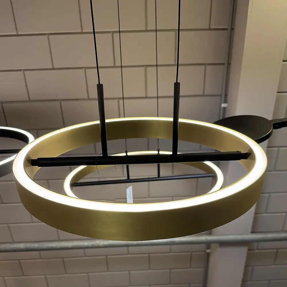Freelight Hanglamp Livello  Ø 40 cm zwart goud Freelight Hanglamp Livello  Ø 40 cm zwart goud