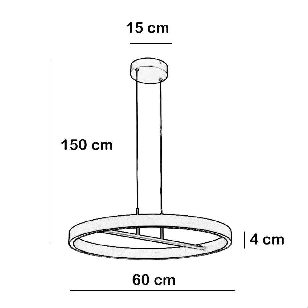 Freelight Hanglamp Livello  Ø 60 cm zwart Freelight Hanglamp Livello  Ø 60 cm zwart
