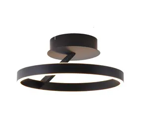 Freelight Plafondlamp Pilota  Ø 40 cm zwart