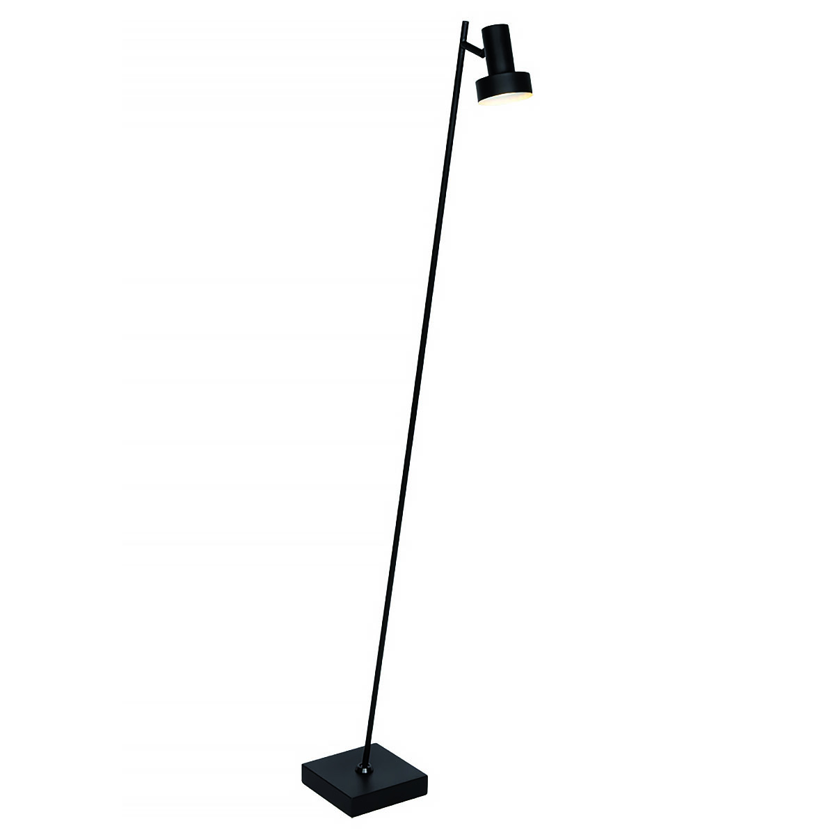 Vloerlamp Lunata Zwart GU-10 1 Lichts S 9091 Z