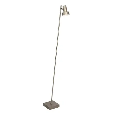 Freelight Vloerlamp Lunata 1 lichts H 130 cm mat chroom Freelight Vloerlamp Lunata 1 lichts H 130 cm mat chroom
