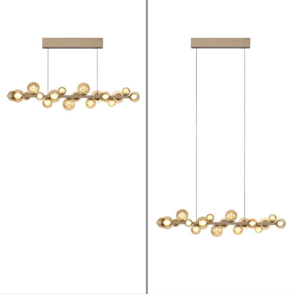 Neuhaus PURE Hanglamp E-Popup  e-Lift L 120 cm champagne Neuhaus PURE Hanglamp E-Popup  e-Lift L 120 cm champagne