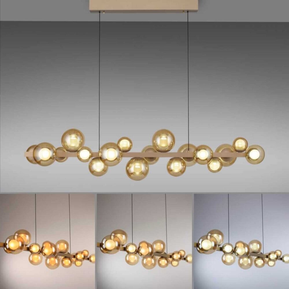 Neuhaus PURE Hanglamp E-Popup  e-Lift L 120 cm champagne Neuhaus PURE Hanglamp E-Popup  e-Lift L 120 cm champagne