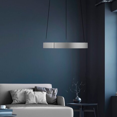 Neuhaus PURE Hanglamp E-Clipse e-Lift Ø 50 cm mat chroom Neuhaus PURE Hanglamp E-Clipse e-Lift Ø 50 cm mat chroom