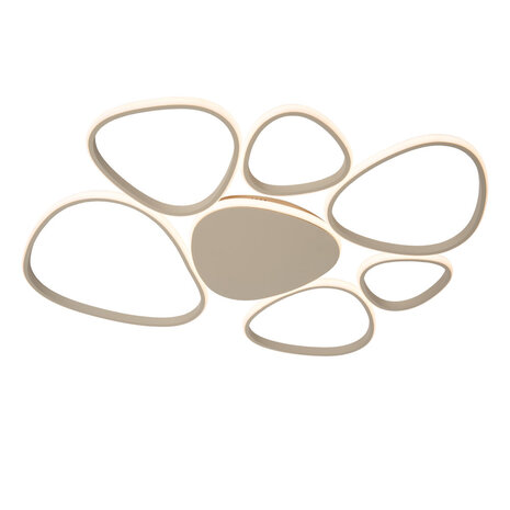 Lucide SAMLING - Plafonnière - LED Dimb. - CCT - 1x72W 2700K/4000K - Taupe Lucide SAMLING - Plafonnière - LED Dimb. - CCT - 1x72W 2700K/4000K - Taupe