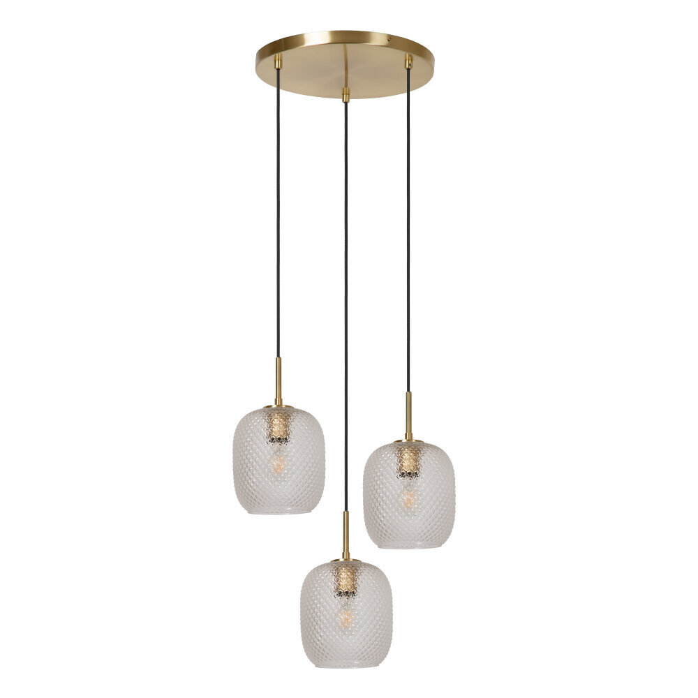 Lucide ALICENT - Hanglamp - Ø 35 cm - 3xE27 - Mat Goud / Messing Lucide ALICENT - Hanglamp - Ø 35 cm - 3xE27 - Mat Goud / Messing