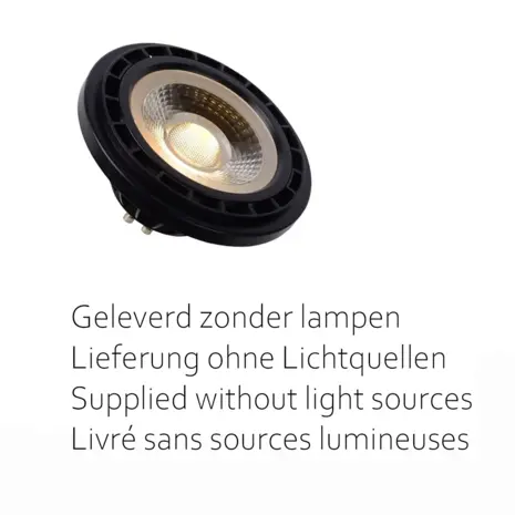 Lucide SENSAS - Bureaulamp - Ø 18 cm - 1xGU10 (ES111) - Wit