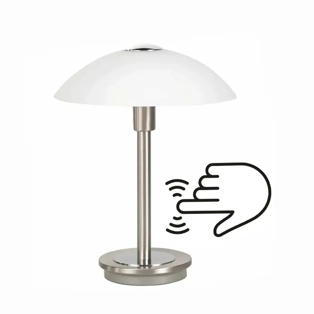 Highlight Tafellamp Touch H 26 cm Ø 20 cm mat chroom