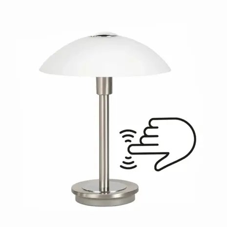 Highlight Tafellamp Touch H 26 cm Ø 20 cm mat chroom