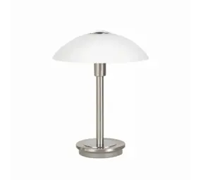 Highlight Tafellamp Touch H 26 cm Ø 20 cm mat chroom Highlight Tafellamp Touch H 26 cm Ø 20 cm mat chroom