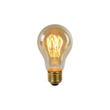 Lucide A60 - Filament lamp - Ø 6 cm - LED 3 StepDim (Memory) - E27 - 1x4,9W 2200K - Amber Lucide A60 - Filament lamp - Ø 6 cm - LED 3 StepDim (Memory) - E27 - 1x4,9W 2200K - Amber