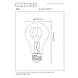 Lucide A60 - Filament lamp - Ø 6 cm - LED 3 StepDim (Memory) - E27 - 1x4,9W 2200K - Amber Lucide A60 - Filament lamp - Ø 6 cm - LED 3 StepDim (Memory) - E27 - 1x4,9W 2200K - Amber
