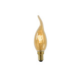 Lucide CT35 - Filament lamp - Ø 3,5 cm - LED 3 StepDim (Memory) - E14 - 1x3W 2200K - Amber