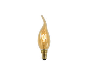 Lucide CT35 - Filament lamp - Ø 3,5 cm - LED 3 StepDim (Memory) - E14 - 1x3W 2200K - Amber