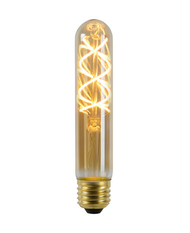 Lucide T32 - Filament lamp - Ø 3 cm - LED 3 StepDim (Memory) - E27 - 1x4,9W 2200K - Amber Lucide T32 - Filament lamp - Ø 3 cm - LED 3 StepDim (Memory) - E27 - 1x4,9W 2200K - Amber