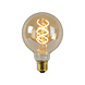 Lucide G95 - Filament lamp - Ø 9,5 cm - LED 3 StepDim (Memory) - E27 - 1x4,9W 2200K - Amber Lucide G95 - Filament lamp - Ø 9,5 cm - LED 3 StepDim (Memory) - E27 - 1x4,9W 2200K - Amber