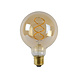 Lucide G95 - Filament lamp - Ø 9,5 cm - LED 3 StepDim (Memory) - E27 - 1x4,9W 2200K - Amber Lucide G95 - Filament lamp - Ø 9,5 cm - LED 3 StepDim (Memory) - E27 - 1x4,9W 2200K - Amber