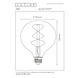 Lucide G95 - Filament lamp - Ø 9,5 cm - LED 3 StepDim (Memory) - E27 - 1x4,9W 2200K - Amber Lucide G95 - Filament lamp - Ø 9,5 cm - LED 3 StepDim (Memory) - E27 - 1x4,9W 2200K - Amber