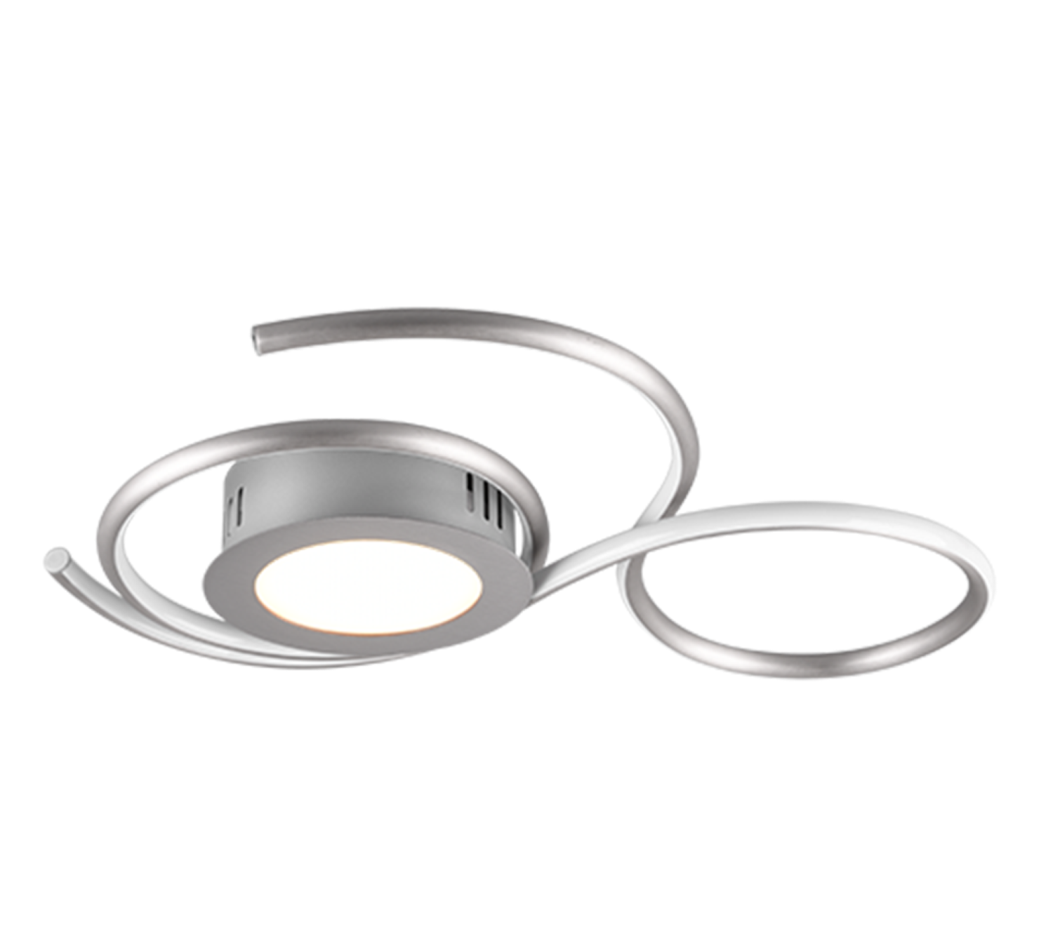 Trio Leuchten Plafondlamp Jive L 50 cm mat chroom