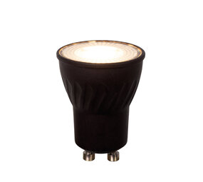 Lucide MR11 - Led lamp - Ø 3,5 cm - LED Dim to warm - GU10 (MR11) - 1x4W 2200K/3000K - Zwart