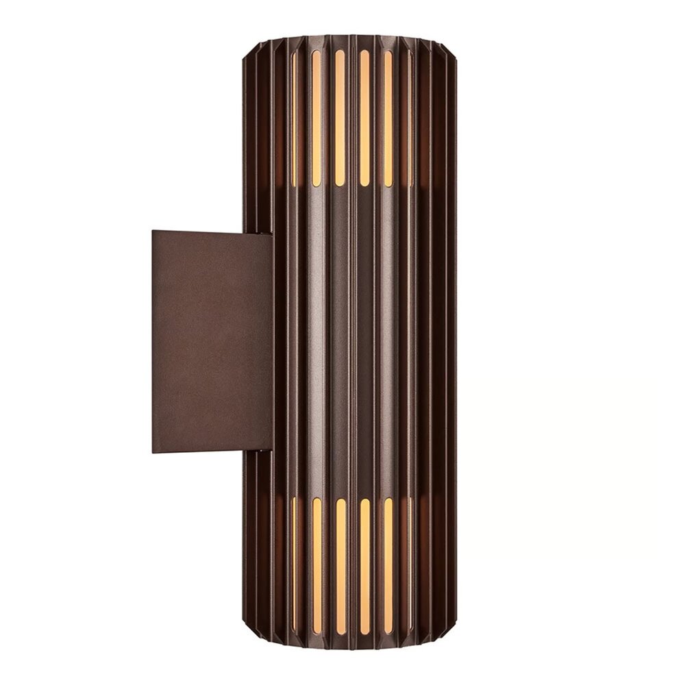 Nordlux Buitenlamp Aludra seaside 2 lichts wand bruin metallic Nordlux Buitenlamp Aludra seaside 2 lichts wand bruin metallic