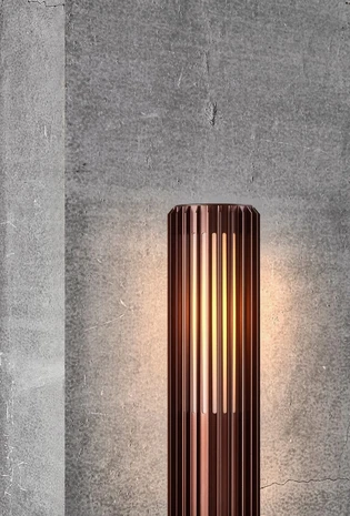 Nordlux Buitenlamp Aludra seaside paal H 45 cm bruin metallic Nordlux Buitenlamp Aludra seaside paal H 45 cm bruin metallic