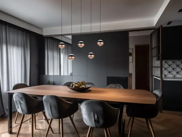 TRIO Select Hanglamp Orbit 5 lichts L 100 cm brons zwart TRIO Select Hanglamp Orbit 5 lichts L 100 cm brons zwart