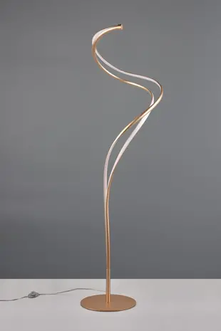 TRIO Select Vloerlamp Nala H 160 cm mat goud