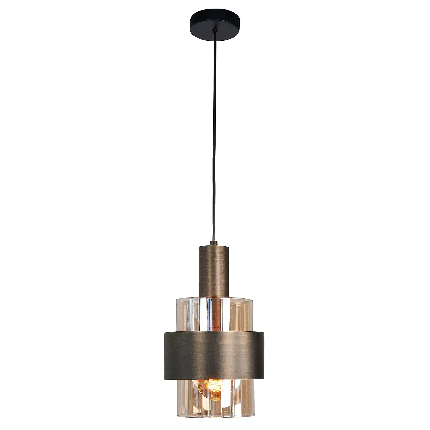 Highlight Hanglamp Marrone 1 lichts Ø 18 cm brons