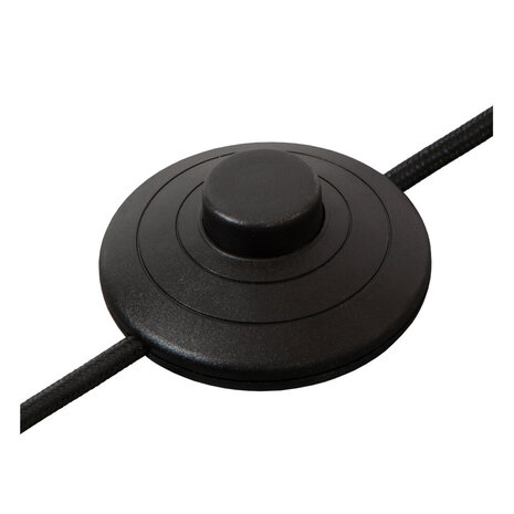 Lucide LESLEY - Vloerlamp - 1xE27 - Zwart