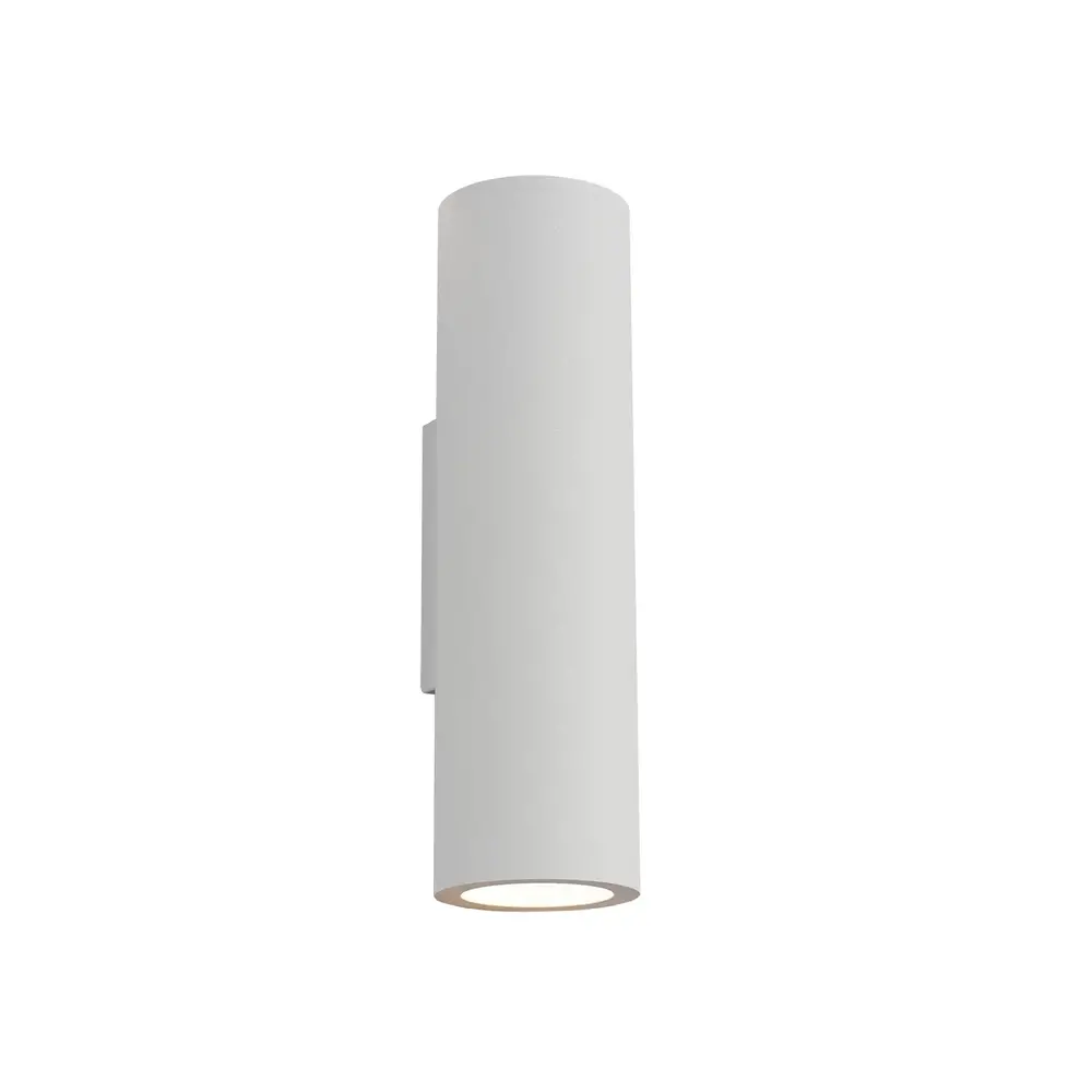 Artdelight Wandlamp Brest glad H 25 cm gips wit Artdelight Wandlamp Brest glad H 25 cm gips wit