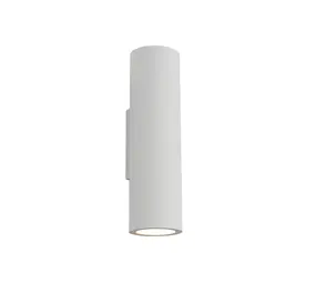 Artdelight Wandlamp Brest glad H 25 cm gips wit Artdelight Wandlamp Brest glad H 25 cm gips wit