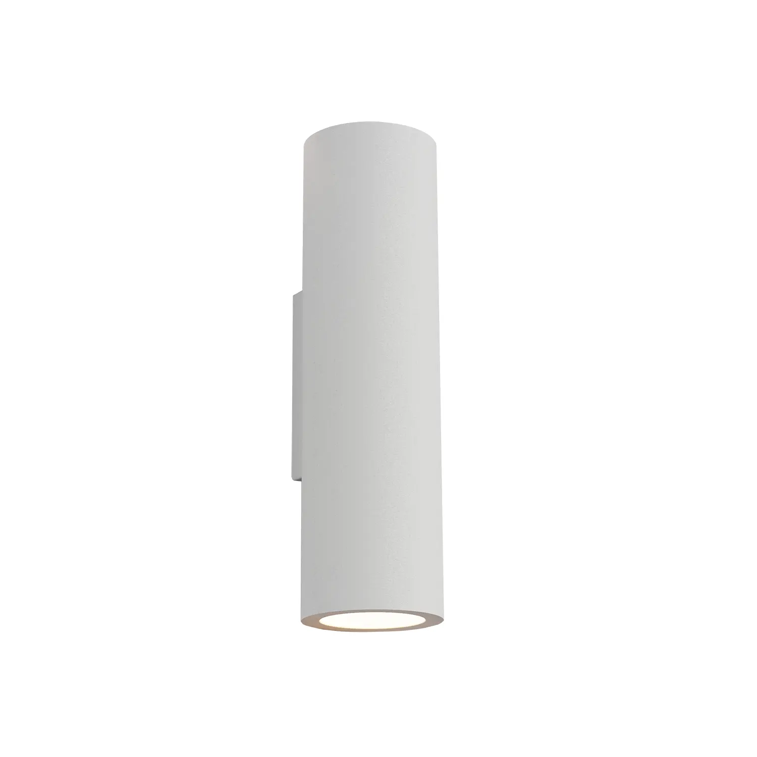 Artdelight Wandlamp Brest glad H 25 cm gips wit