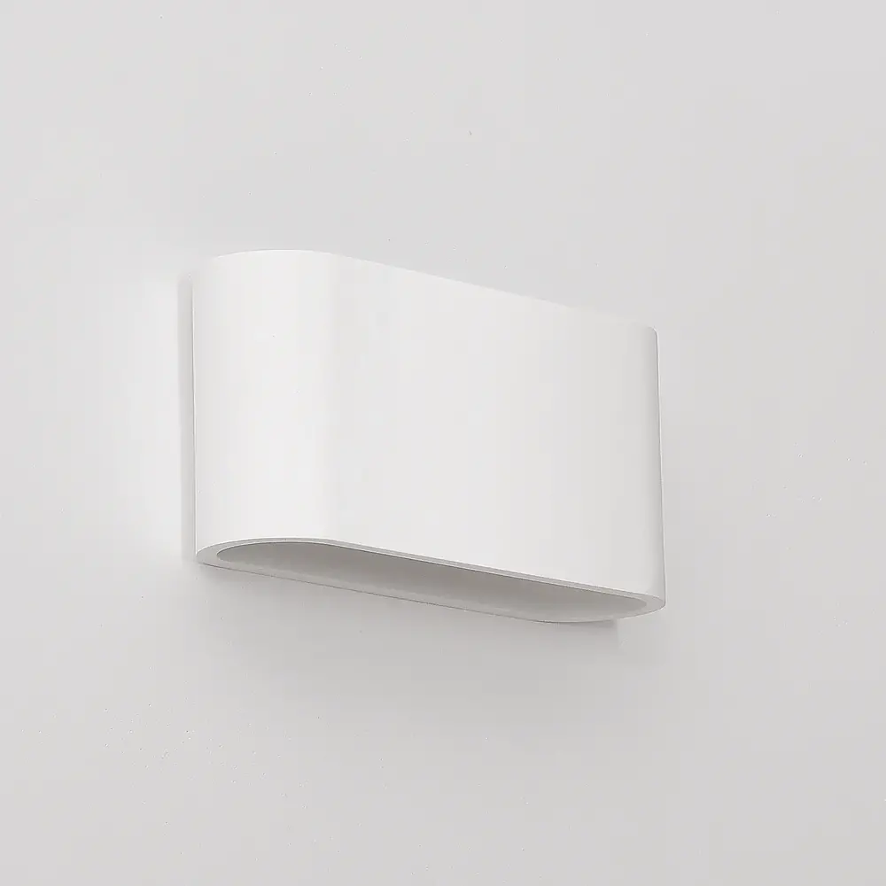 Artdelight Wandlamp Lille glad L 25 cm gips wit Artdelight Wandlamp Lille glad L 25 cm gips wit