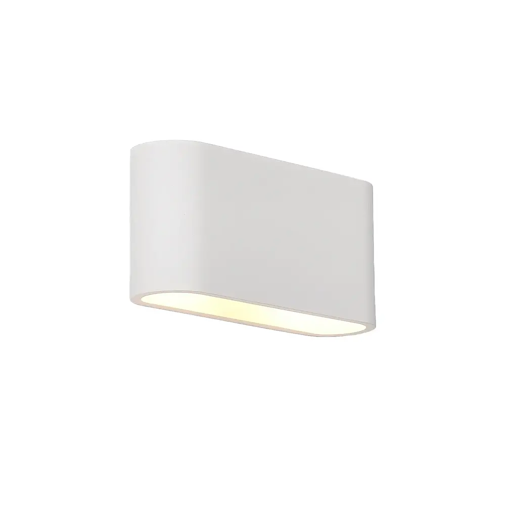 Artdelight Wandlamp Lille glad L 25 cm gips wit Artdelight Wandlamp Lille glad L 25 cm gips wit