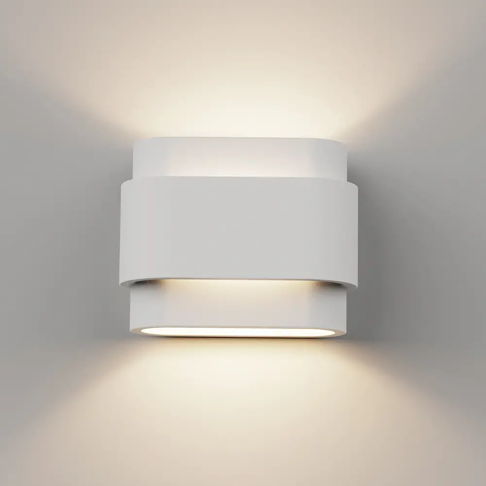 Artdelight Wandlamp Metz L 20 cm gips wit Artdelight Wandlamp Metz L 20 cm gips wit