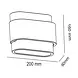 Artdelight Wandlamp Metz L 20 cm gips wit Artdelight Wandlamp Metz L 20 cm gips wit