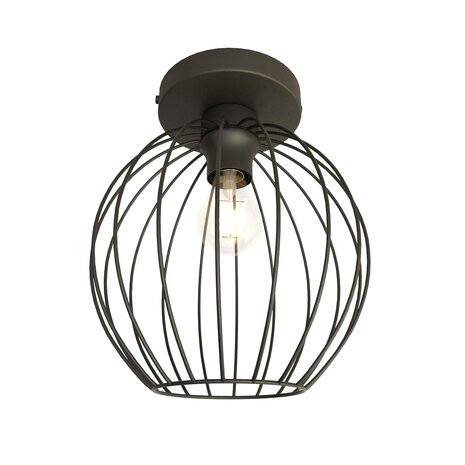Emibig Plafondlamp Nest Ø 24 cm zwart Emibig Plafondlamp Nest Ø 24 cm zwart