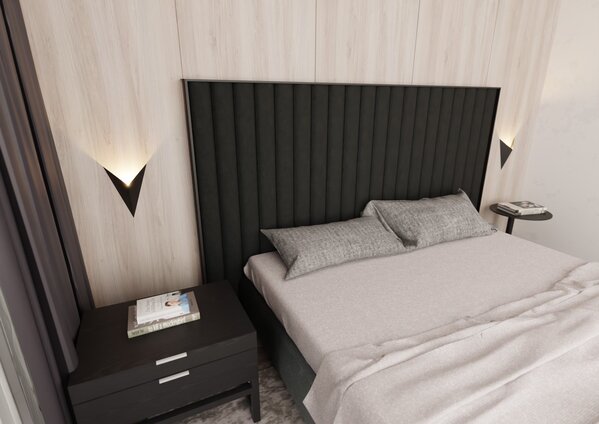 Emibig Wandlamp Form H 30 cm zwart Emibig Wandlamp Form H 30 cm zwart