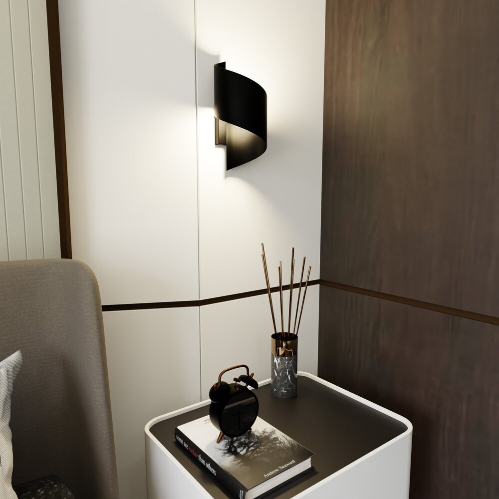 Emibig Wandlamp Spiner H 30 cm zwart Emibig Wandlamp Spiner H 30 cm zwart