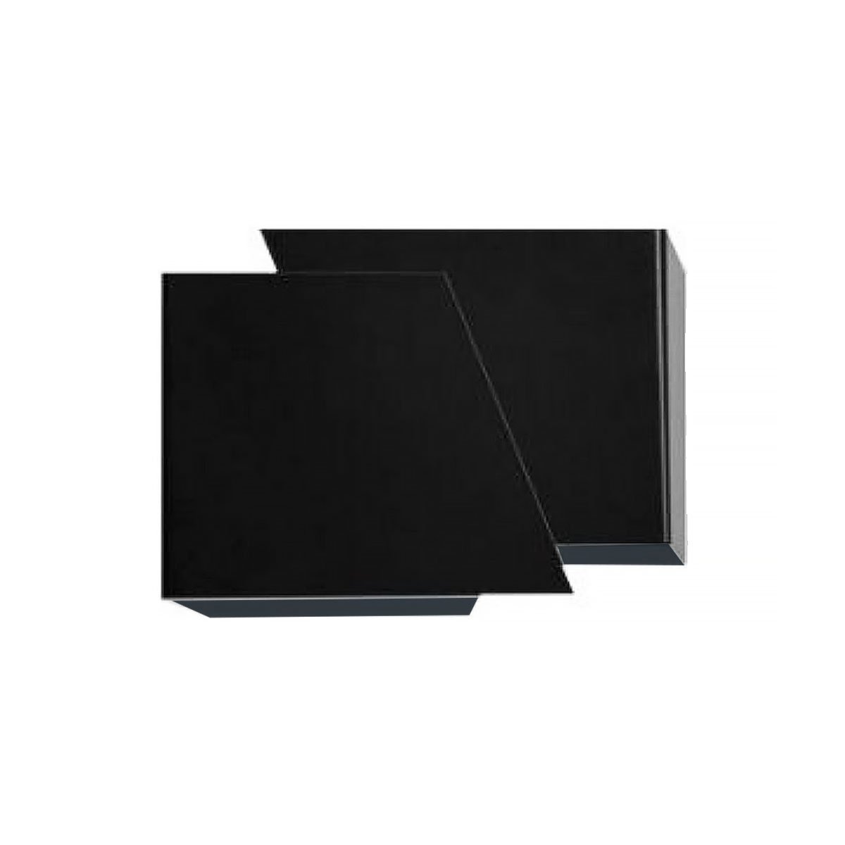 Emibig Wandlamp Frost B 17 cm zwart