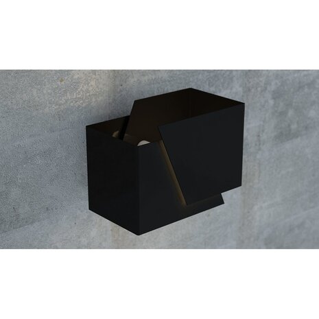 Emibig Wandlamp Frost B 17 cm zwart Emibig Wandlamp Frost B 17 cm zwart