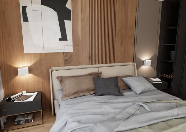 Emibig Wandlamp Frost B 17 cm wit Emibig Wandlamp Frost B 17 cm wit