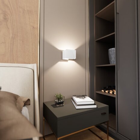 Emibig Wandlamp Frost B 17 cm wit Emibig Wandlamp Frost B 17 cm wit