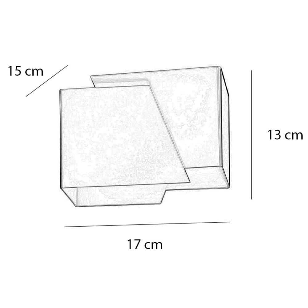 Emibig Wandlamp Frost B 17 cm wit Emibig Wandlamp Frost B 17 cm wit