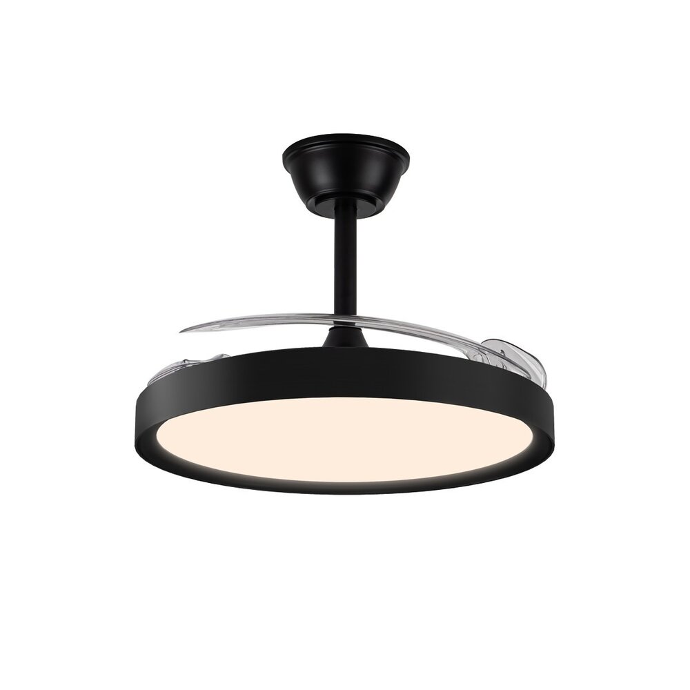 CristalRecord Plafondventilator Polaris Ø 106 cm zwart