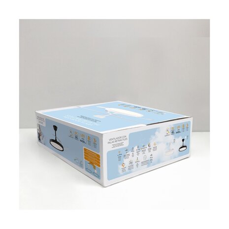 CristalRecord Plafondventilator Polaris Ø 106 cm wit CristalRecord Plafondventilator Polaris Ø 106 cm wit