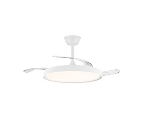 CristalRecord Plafondventilator Polaris Ø 106 cm wit