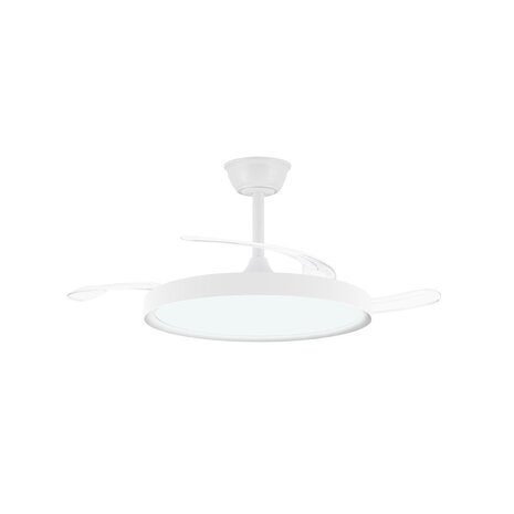 CristalRecord Plafondventilator Polaris Ø 106 cm wit CristalRecord Plafondventilator Polaris Ø 106 cm wit