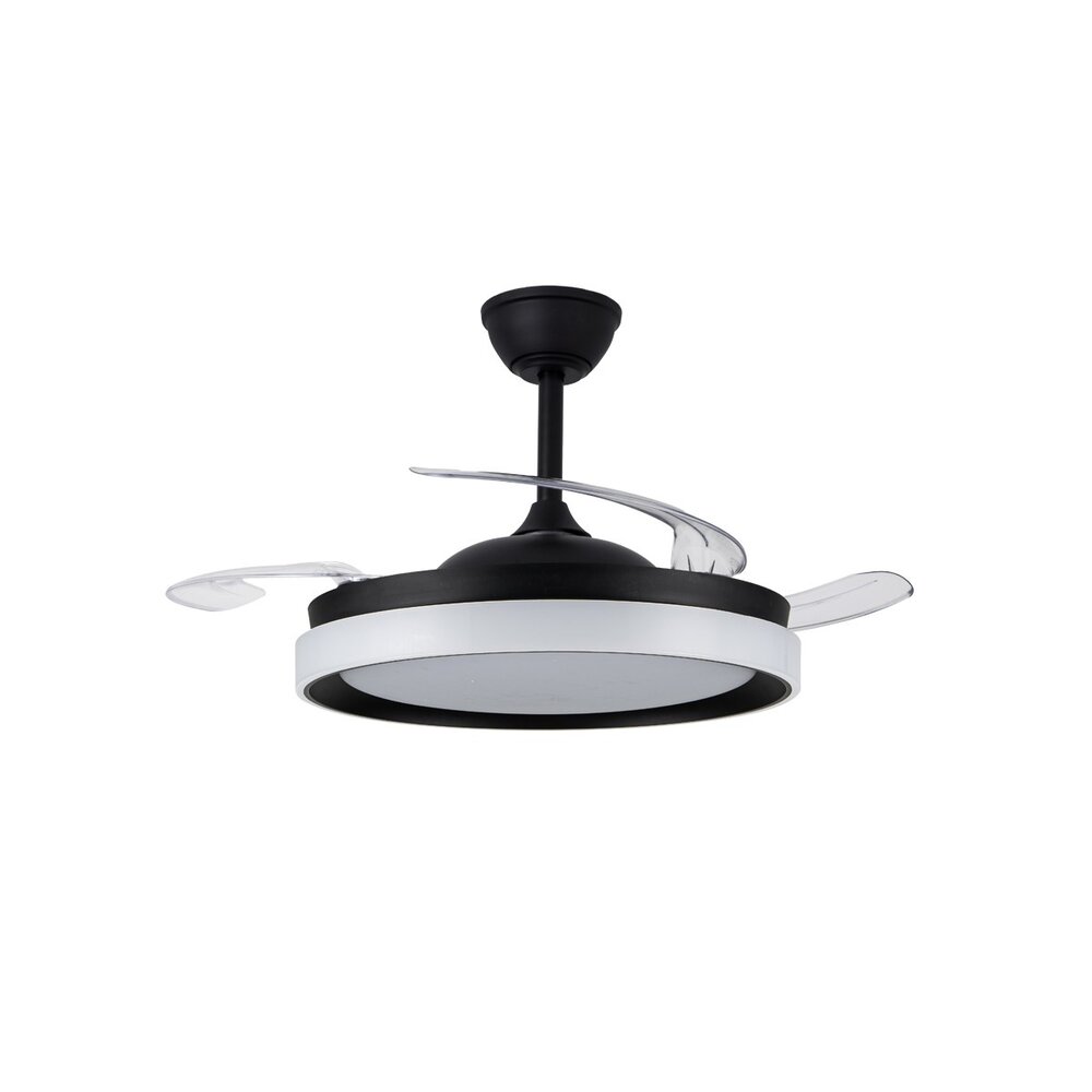 CristalRecord Plafondventilator Brisa Ø 106 cm zwart